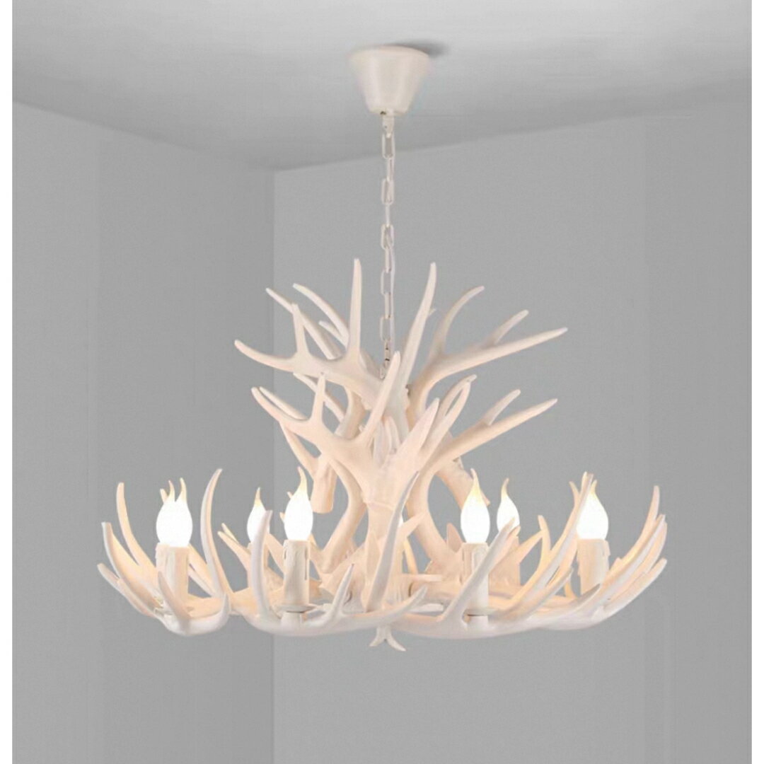 A064912ペンダントライト アンティーク調 洋風照明シャンデリア北欧デザイン 9灯 鹿の角