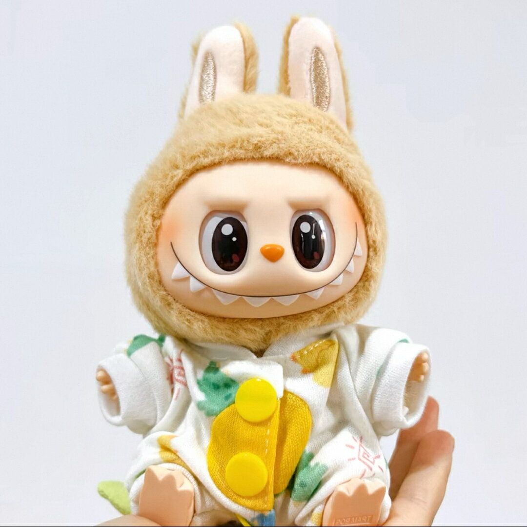 A065005パジャマlabubuラブブぬいぐるみ服17cm着せ替え着ぐるみ