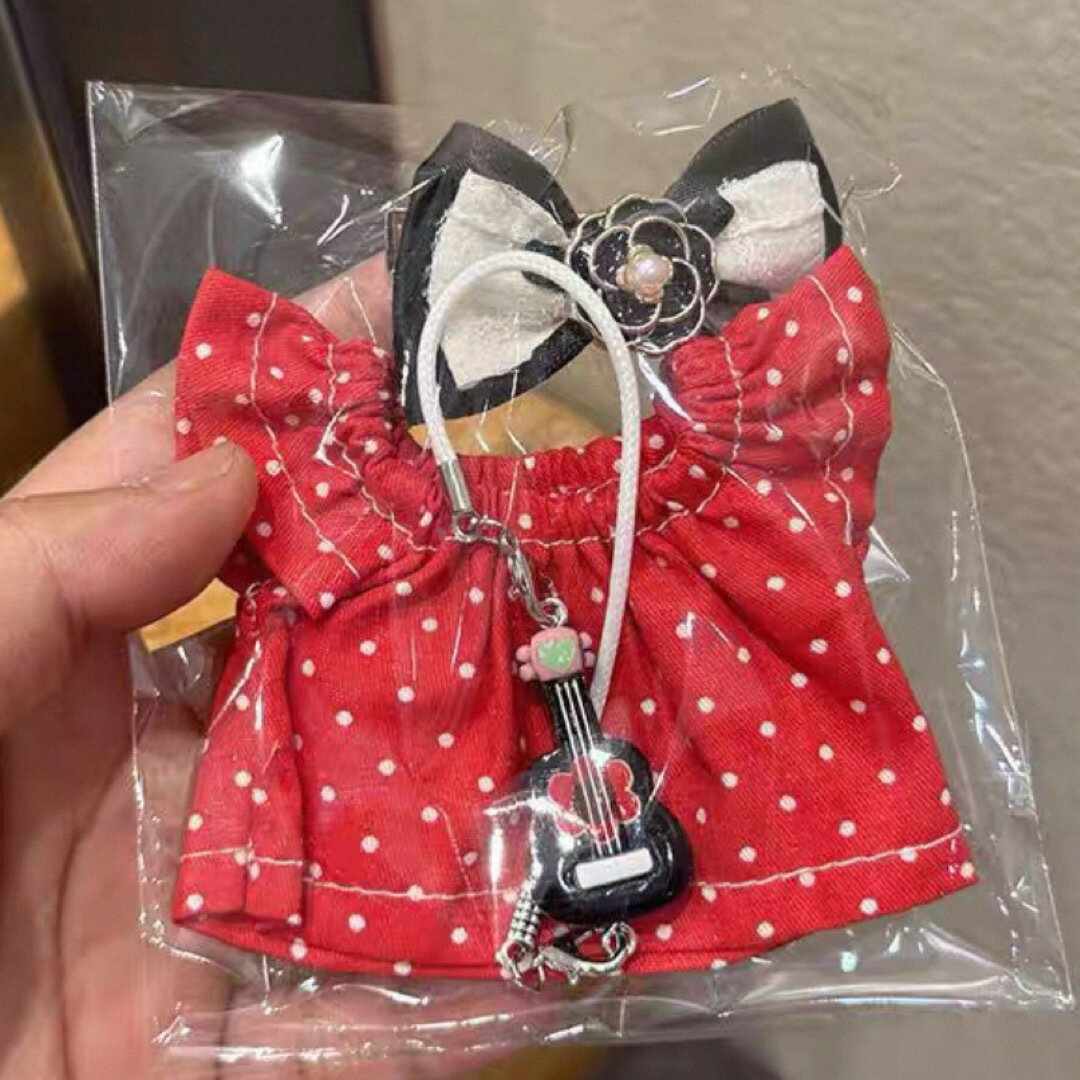 A065164新品3点セット labubuラブブぬいぐるみ服17cm着せ替え着ぐるみ