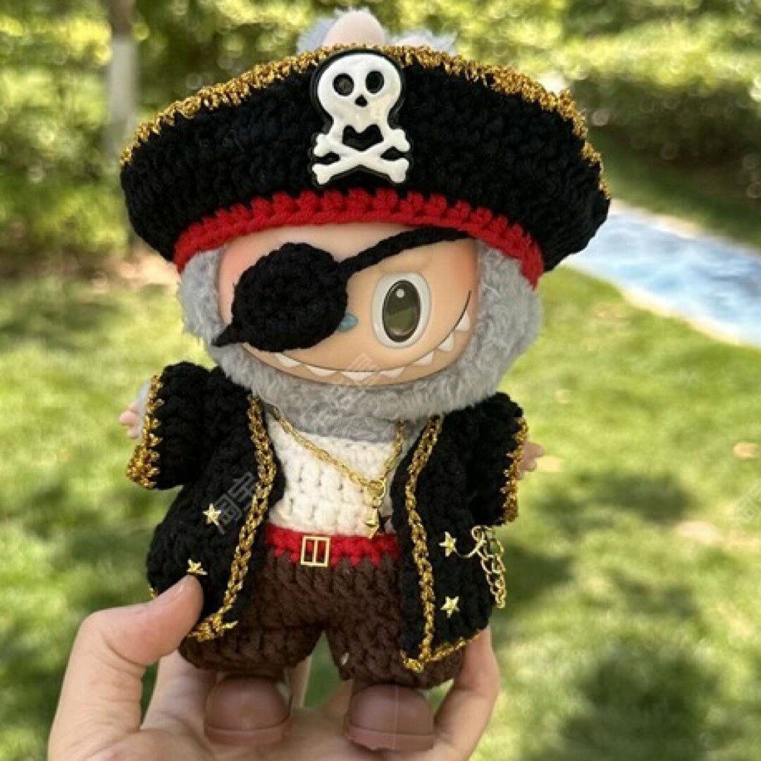 A065184新品5点セット labubuラブブぬいぐるみ服17cm着せ替え着ぐるみ