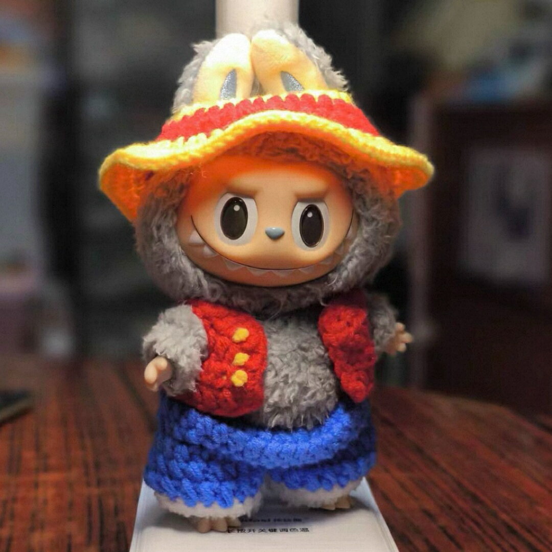 A065373新品3点セット labubuラブブぬいぐるみ服17cm着せ替え着ぐるみ