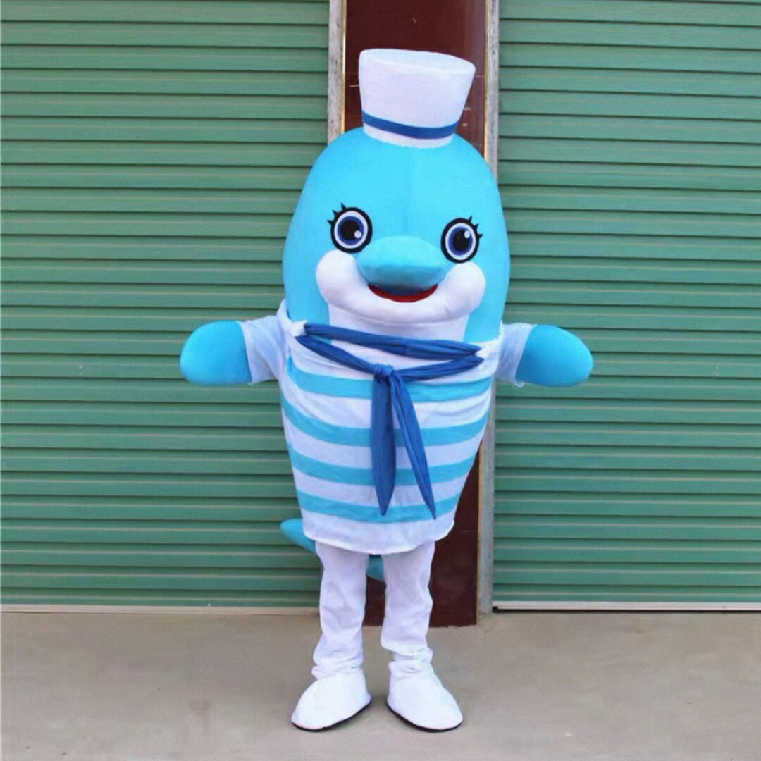 A065417コスプレ衣装イルカ着ぐるみ大人用着ぐるみ きぐるみ キャラクター ハロウィン仮裝