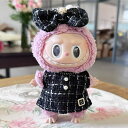 A065525新品2点セット ワンピースlabubuラブブぬいぐるみ服17cm着せ替え着ぐるみ