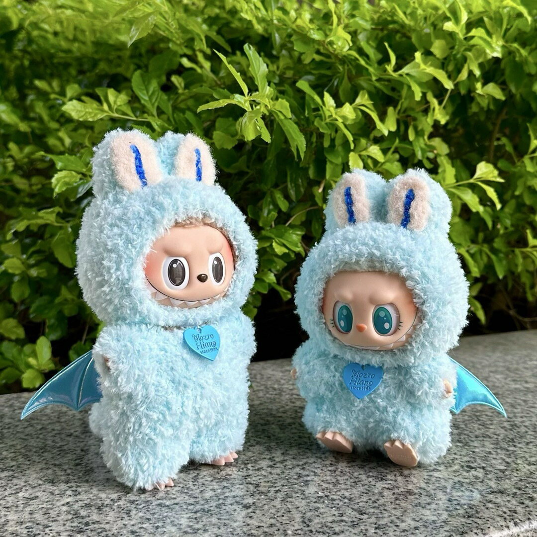 A065826新品2点セット labubuラブブぬいぐるみ服17cm着せ替え着ぐるみ