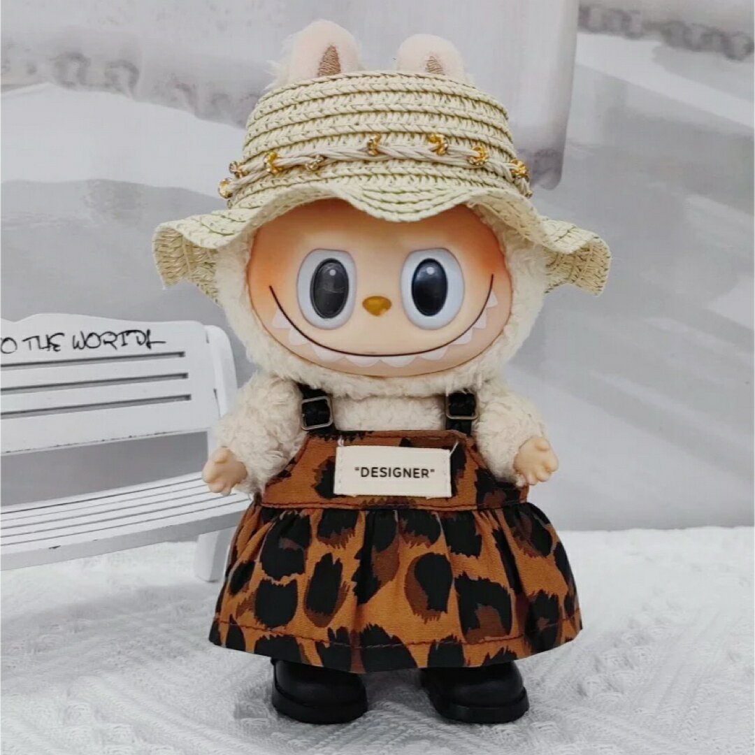 A065884新品3点セット labubuラブブぬいぐるみ服17cm着せ替え着ぐるみ