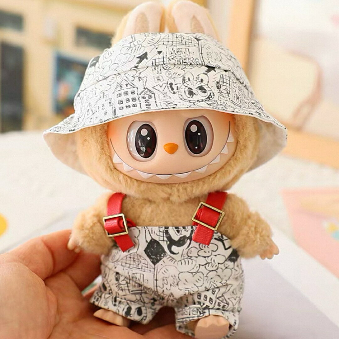 A065925新品2点セット labubuラブブぬいぐるみ服17cm着せ替え着ぐるみ