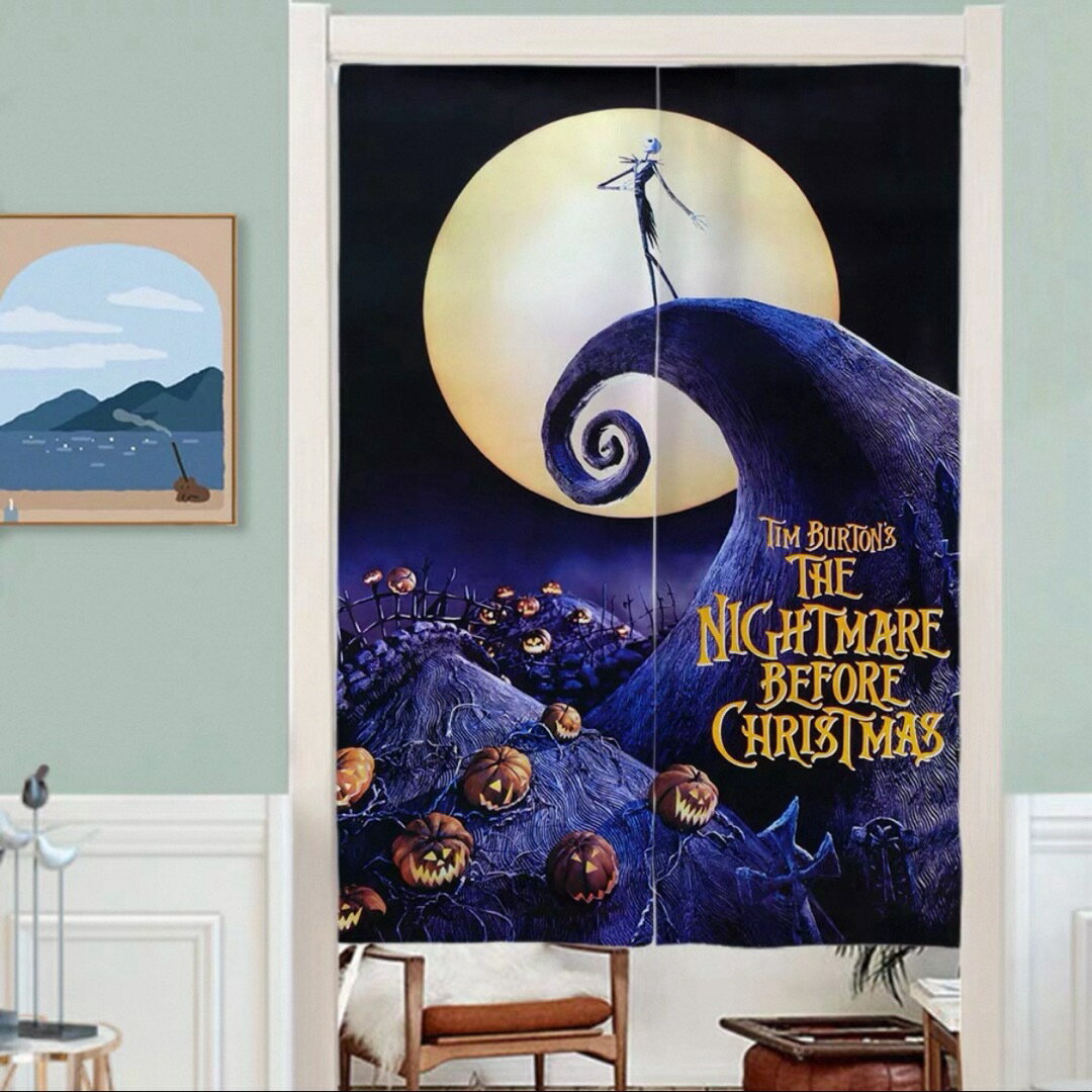 A066064ハロウィン 飾り 家飾り 装飾ドア 玄関飾り 吊り下げ式 壁装飾 店舗 のれん