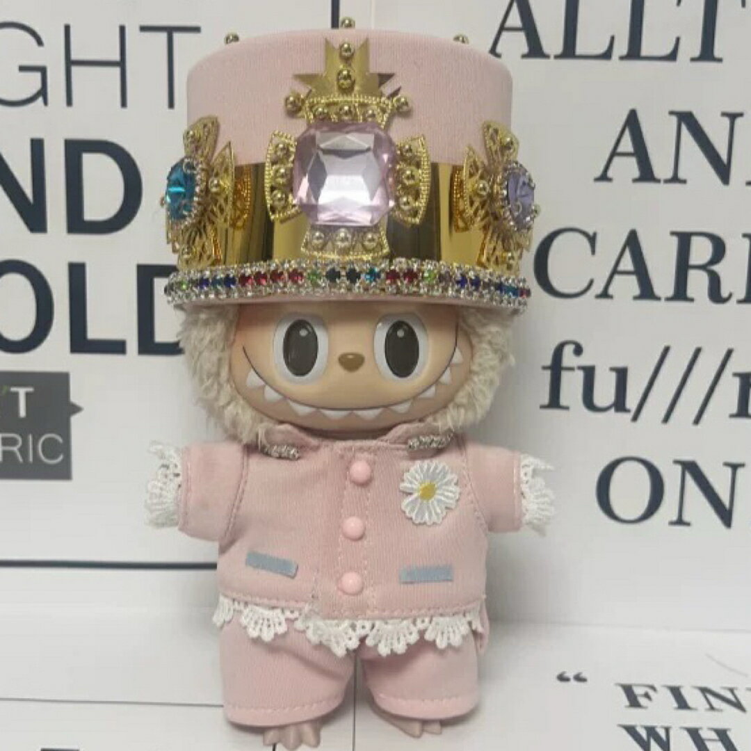 新品3点セット labubuラブブぬいぐるみ服17cm着せ替え着ぐるみ