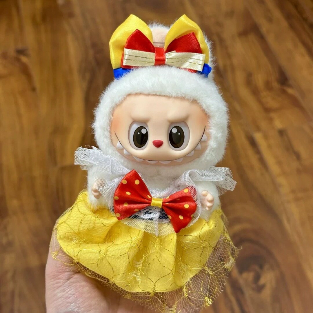 A066106新品2点セット labubuラブブぬいぐるみ服17cm着せ替え着ぐるみ