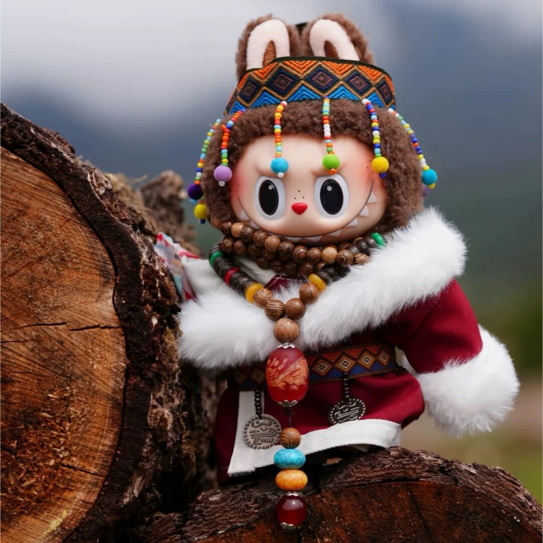 A065551新品3点セット可愛いlabubuラブブぬいぐるみ服17cm着せ替え着ぐるみ