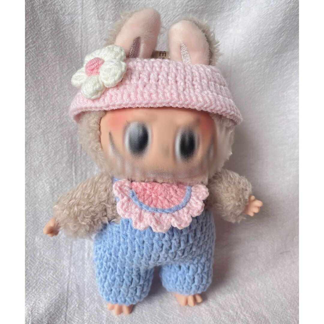 A065649新品3点セット可愛いlabubuラブブぬいぐるみ服17cm着せ替え着ぐるみ