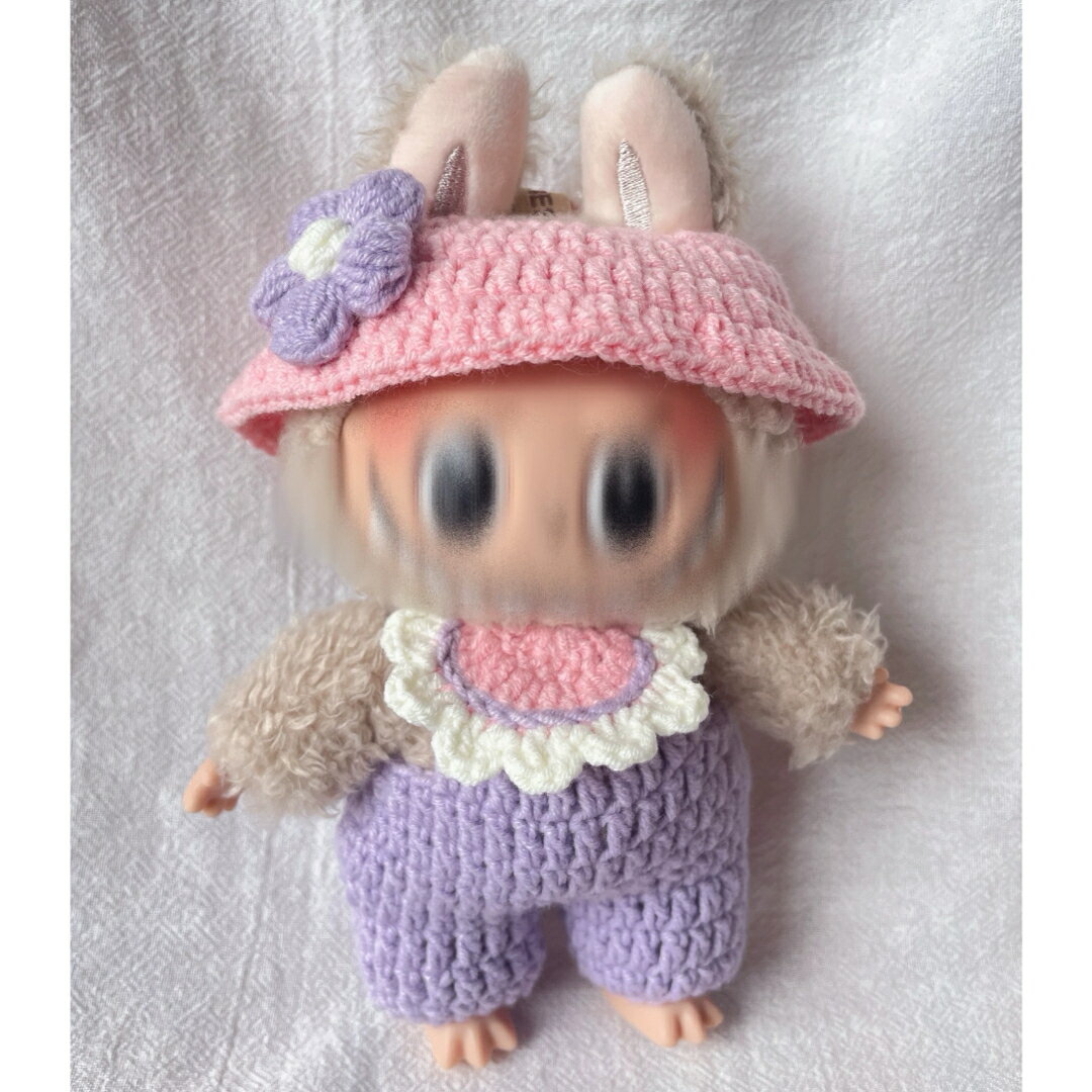 A065652新品3点セット可愛いlabubuラブブぬいぐるみ服17cm着せ替え着ぐるみ