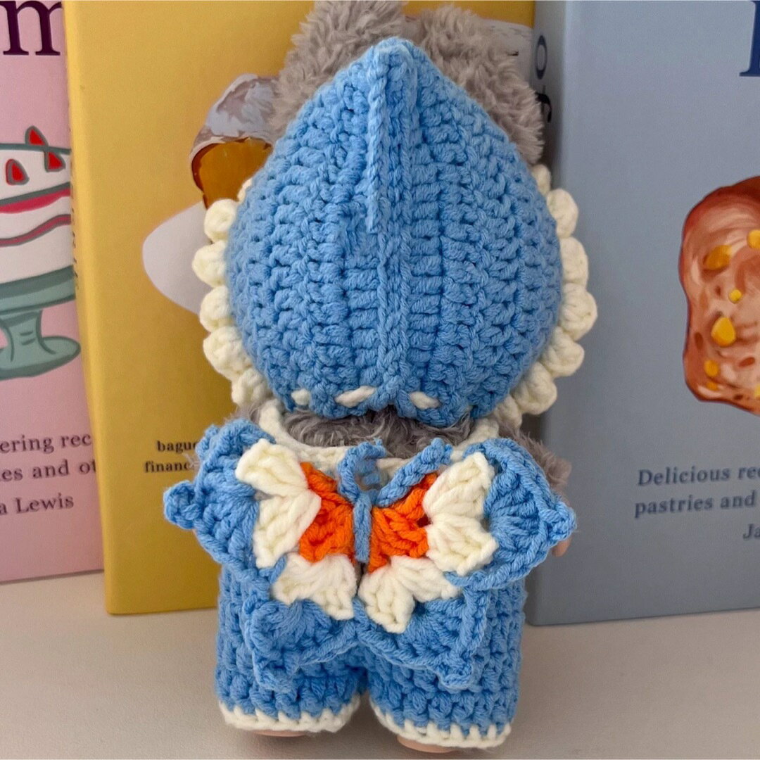 A065678新品2点セットlabubuラブブぬいぐるみ服17cm着せ替え着ぐるみ