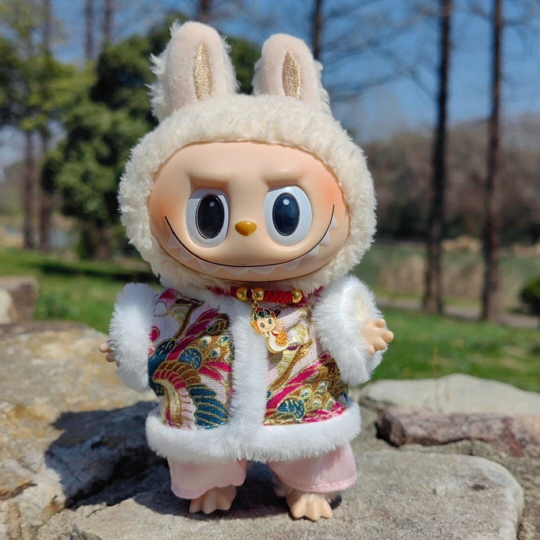 LABUBU ��֥� 17cm�� ��ǯ�� �̤�������� �ե�������