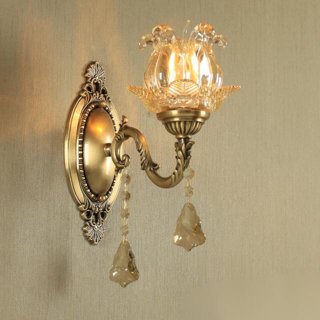 壁掛け照明 ブラケットライト 水晶壁掛け灯 玄関照明 間接照明 インテリア照明