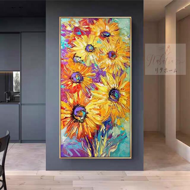 A004607 수제 유화 액자 미술품 회화 인테리어 벽 장식 유화 벽화 주문 가능 고급 스러움