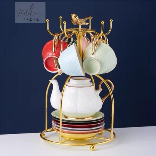 A004771ティー・コーヒーカップセット カップ＆ソーサー6客セット ティーセット