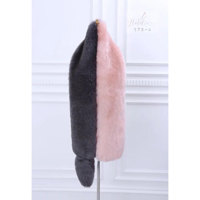 A005339秋冬フェイクファー マフラー