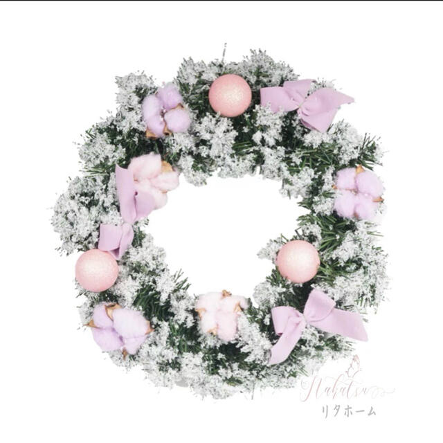 A005700クリスマスリース クリスマス花輪 ドアリース 壁飾り 人工造花 デラックスリース