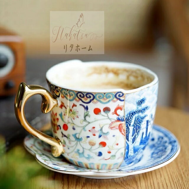 A005781ティー・コーヒーカップセット カップ2客セット 陶磁器ティーセット