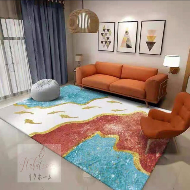 A005805ラグカーペット ラグマット 160x230cm ホットカーペット対応 玄関マット ritahome-10061953 リタハウス 楽天市場店 パッケージ画像