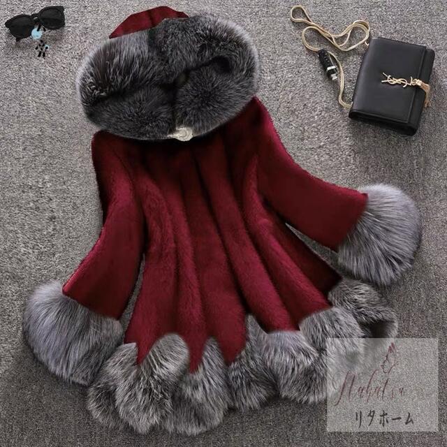 A005913ファー コート 毛皮コート レディース ファーコート フェイクファー