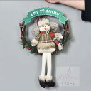 A006027クリスマスリース クリスマス花輪 ドアリース 壁飾り 人工造花 デラックスリース