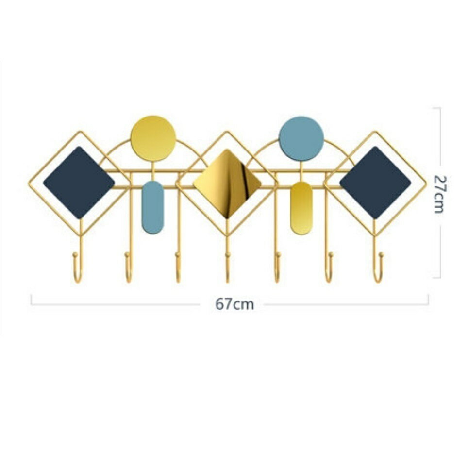 A051347H2ハンガー 玄関収納 壁掛けフック コートハンガー コート掛け 帽子掛け カバン掛け 玄関 diy壁面収納 装飾ウォールフック 金属工芸品 [2]