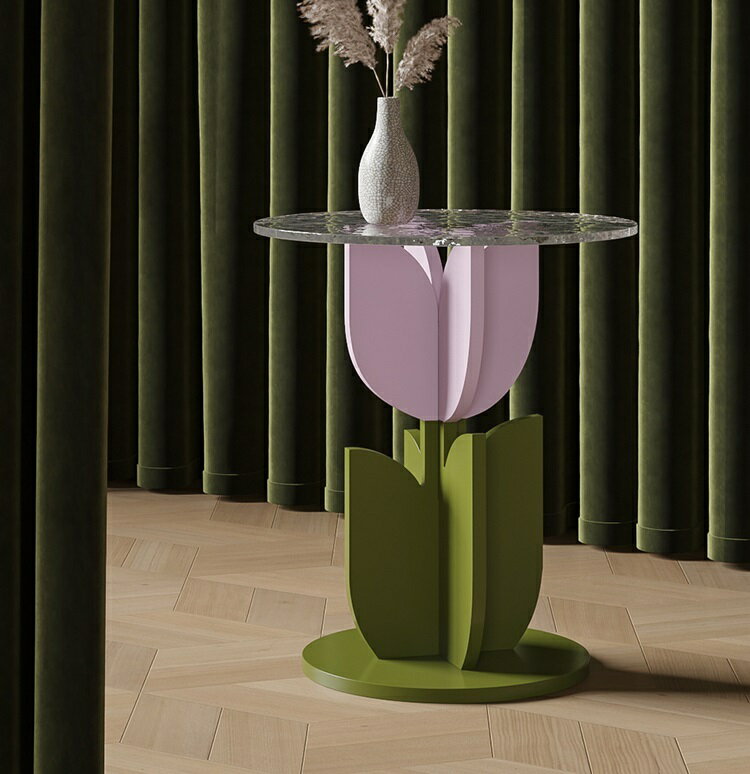 A002378WT47ローテーブル 飾り台 リビングテーブル 電話台 センターテーブル サイドテーブル ミニテーブル 寝室用テーブル [2]