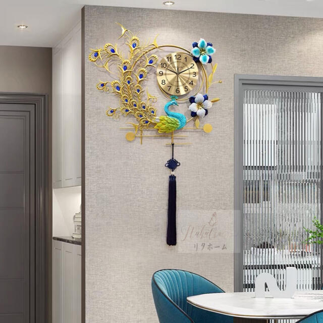 A006272高級掛け時計 部屋飾り 壁掛け時計.アンティーク雑貨 [2]