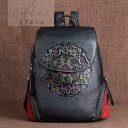 A006471高品質本革 手染め手縫い 牛革レザー ビジネス 総本革リュックサック デイパック