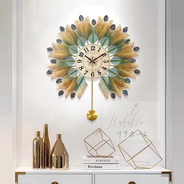 A006616壁掛け時計 壁飾り 高級掛け時計
