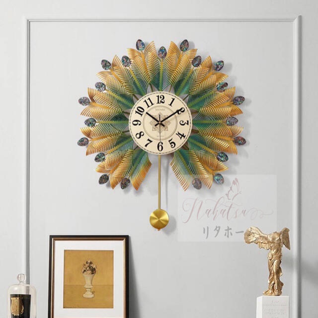 A006616壁掛け時計 壁飾り 高級掛け時計 [2]