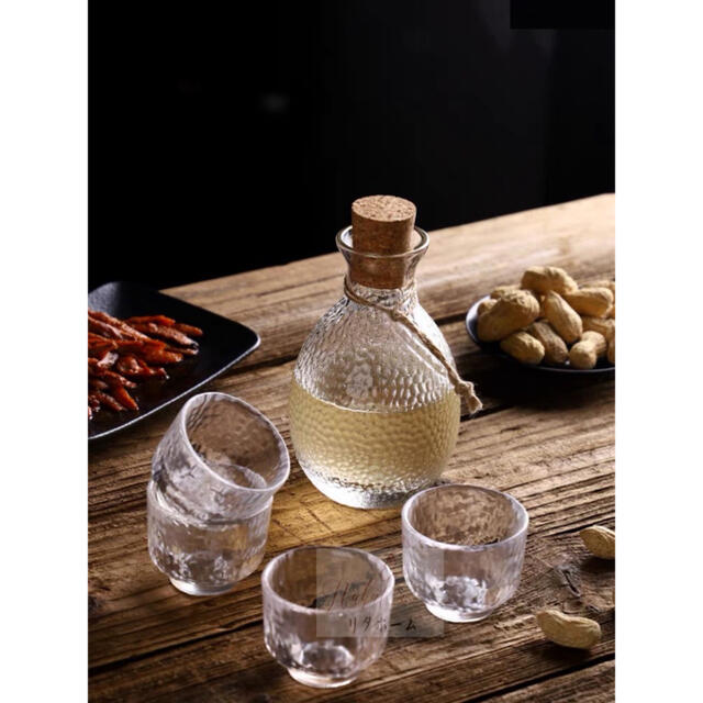 A006710冷酒 お酒 おちょこ 徳利 4客セット おしゃれ ウイスキー 酒 晩酌