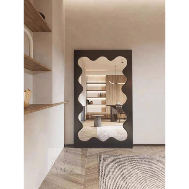 A006794豪華鏡 アンティーク調 壁掛け鏡 壁掛けミラー ウォールミラー 60x180cm [3]