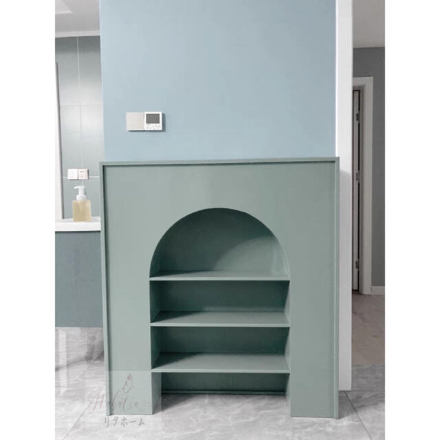 A006801アンティーク調コンソール花台 置物台 サイドテーブル [2]