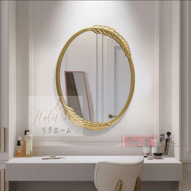 A007170高級豪華鏡 アンティーク調 壁掛け鏡 壁掛け 壁掛けミラー ウォールミラー [2]