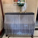 A007174高級ピアノカバー2点セット.イスカバー 防塵カバー 保護カバー
