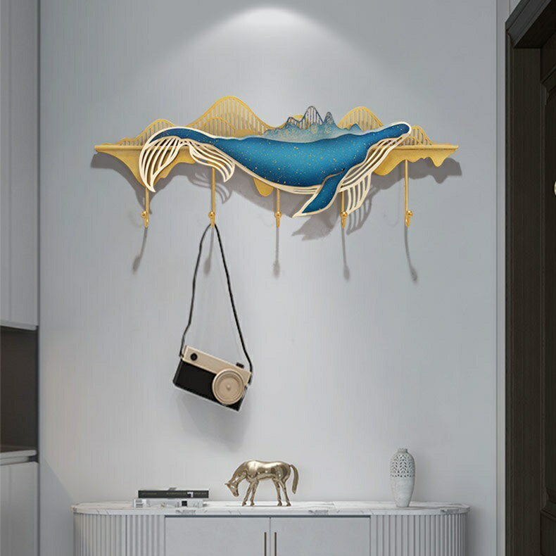 A051401H27ハンガー 玄関収納 壁掛けフック コートハンガー コート掛け 帽子掛け カバン掛け 玄関 diy壁面収納 装飾ウォールフック 金属工芸品 手作り [2]