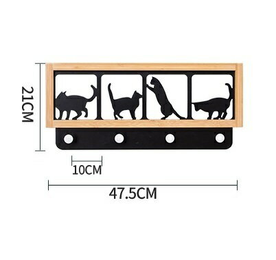 A051418H36-3ハンガー 玄関収納 壁掛けフック コートハンガー コート掛け 帽子掛け カバン掛け 玄関 diy壁面収納 装飾ウォールフック 金属工芸品