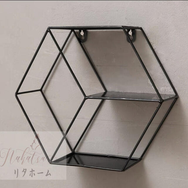 A007481壁掛け 棚受け 吊り棚 飾り棚 ブラケット 鉄芸 壁飾り インテリア雑貨