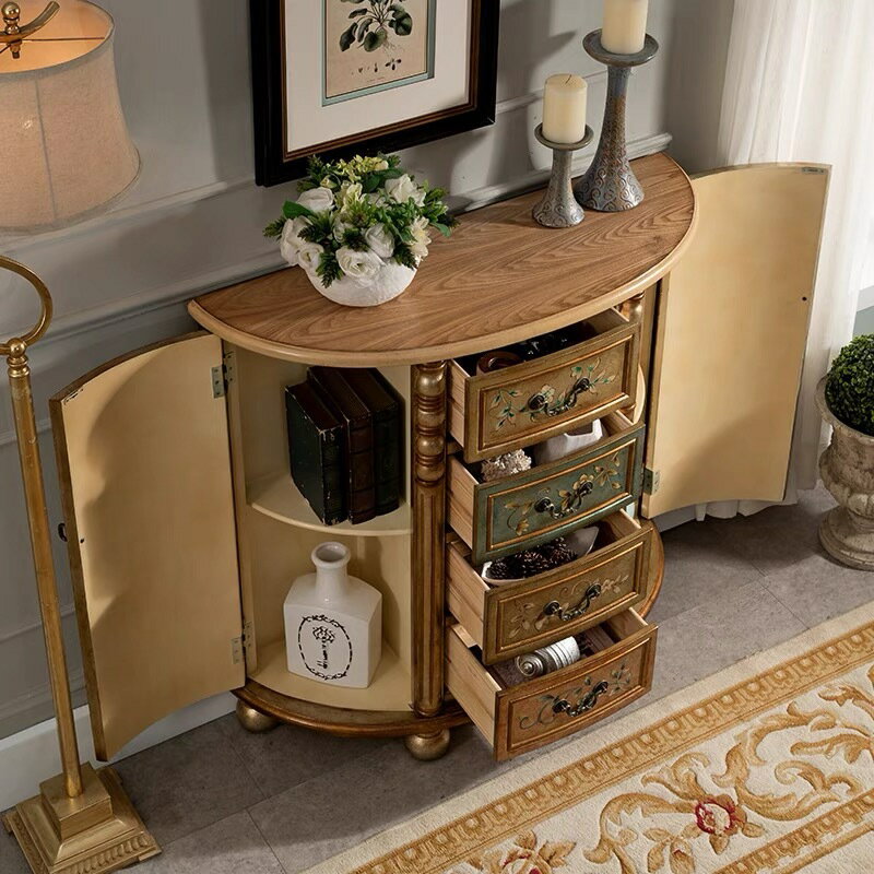 A002397高級サイドテーブル コンソールテーブル洋タンス コンソールチェスト 玄関テーブル