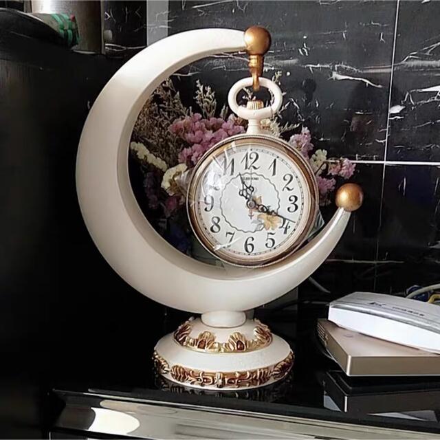A057812テーブルクロック .置き時計 クロックアラーム 上品時計 高級置き時計 [2]