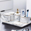 A020565高級サニタリー6点セット.ディスペンサー 歯ブラシスタンド 洗面用品