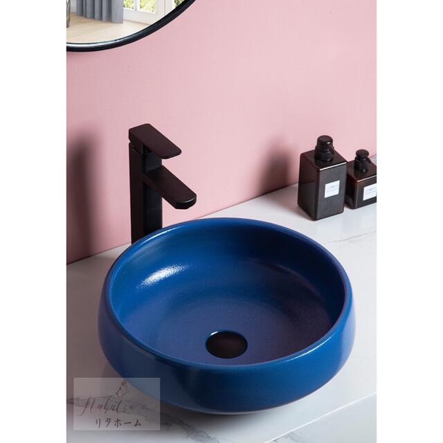 A020617高級洗面台 洗面ボウルセット洗面ボール 陶器 手水鉢 手洗器蛇口 排水金具付き