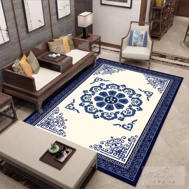 乐天商城 - A058371ラグカーペット ラグマット 160x230cm ホットカーペット対応 玄関マット