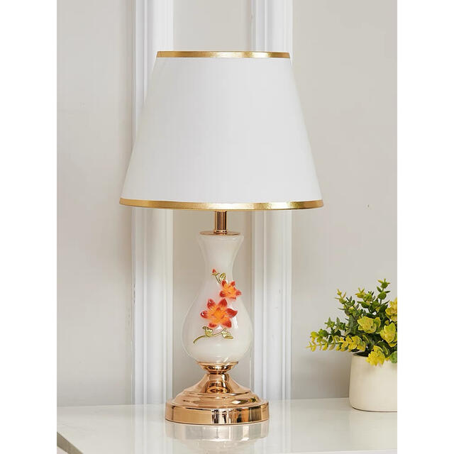 A041154照明スタンドライト テーブルランプ デスクライト 卓上ステンド 高級玉石ス...