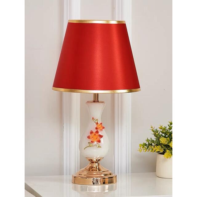 A041155照明スタンドライト テーブルランプ デスクライト 卓上ステンド 高級玉石スタンド