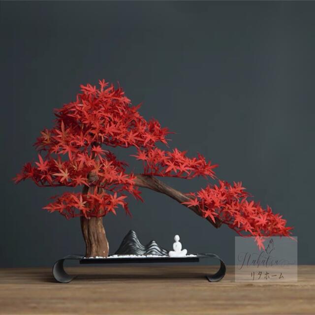 商品説明 葉の材質：エコプラスチック+セラミック幹の材質：自然木（特殊加工）鉢の材質：鉄製サイズ:幅58&nbsp;&nbsp;x&nbsp;奥行15&nbsp;x&nbsp;高さ40（cm)※天然素材を使用し、ハンドメイドで作成した商品に...