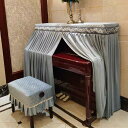 A041181高級ピアノカバー .ピアノイスカバー 2点セット